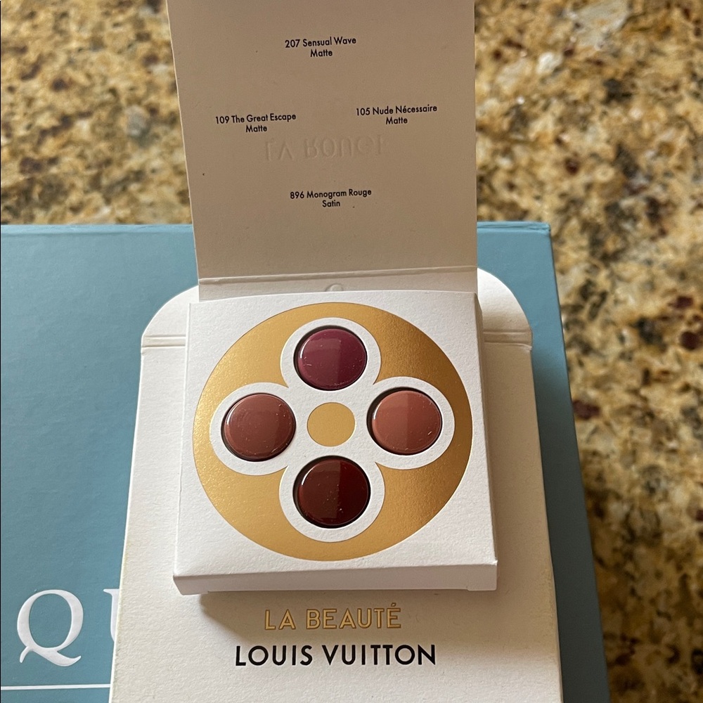 Louis Vuitton LA BEAUTE lip sample x 5